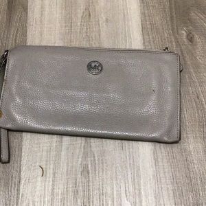 Gray Michael Kors handbag